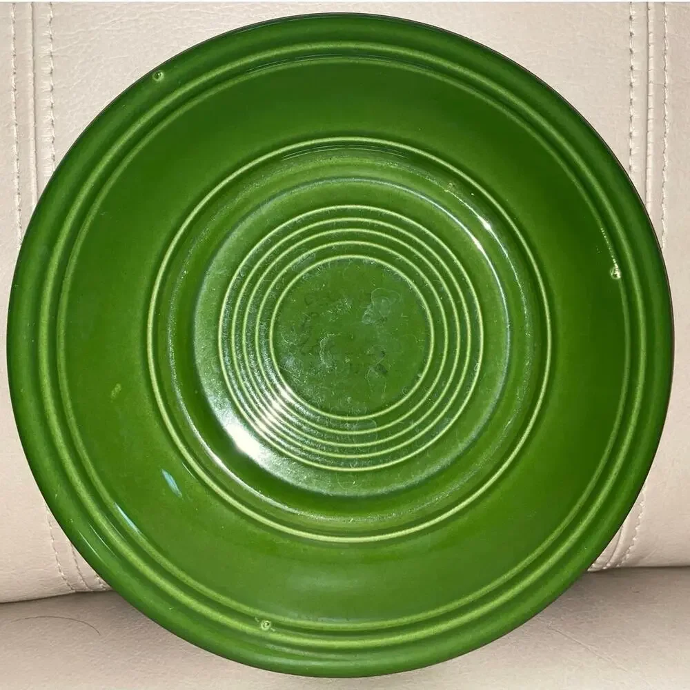 Vintage Fiestaware Forest Green Set: 9.5